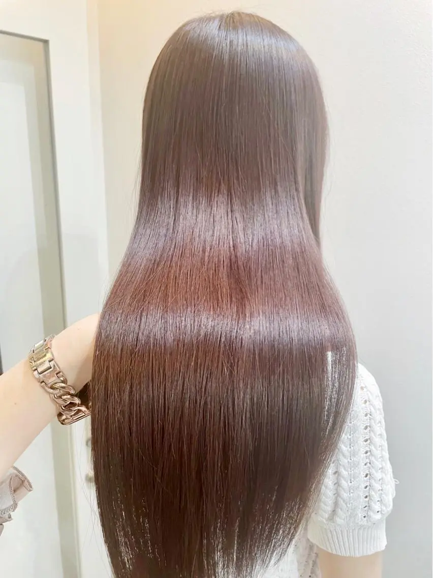 ロング 髪質改善 トリートメント 酸熱トリートメント ヘアカラー トリートメント 酸熱トリートメント/ 髪質改善🌟玉井香奈のヘアスタイル