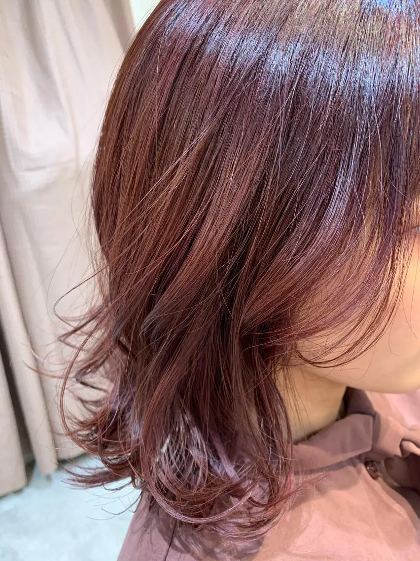 ミディアム カラー HAREru. モデル募集【戸塚】のヘアスタイル