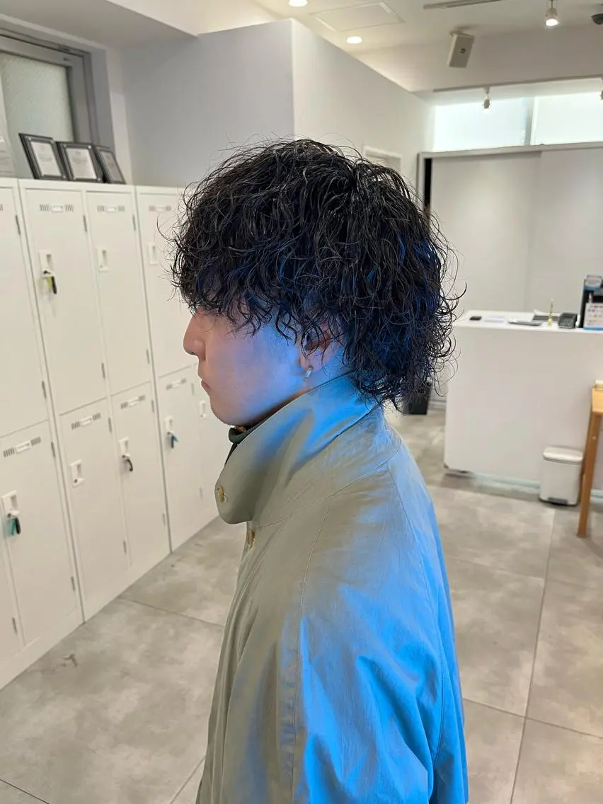 パーマ メンズ 🏆メンズ特化🥇 店長YUTOのヘアスタイル