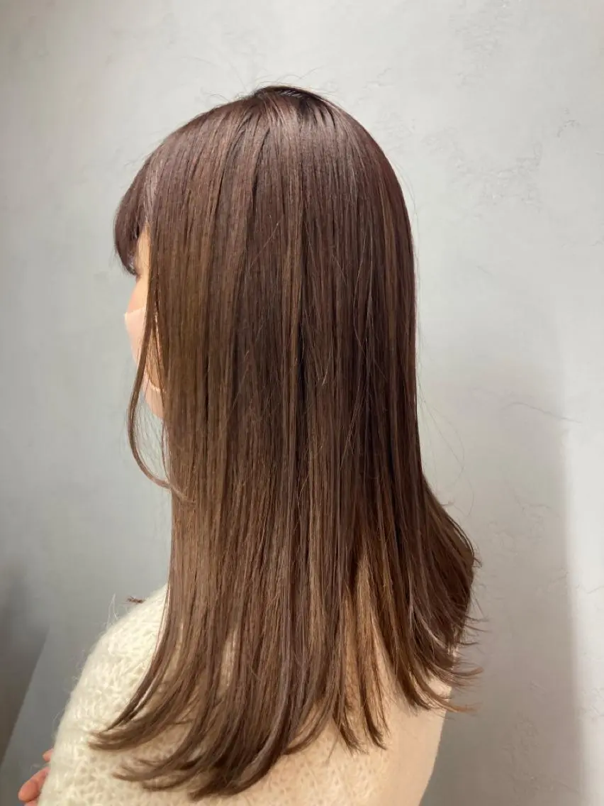 ミディアム カット ヘアカラー トリートメント エリア1位⭐️ けんとのヘアスタイル