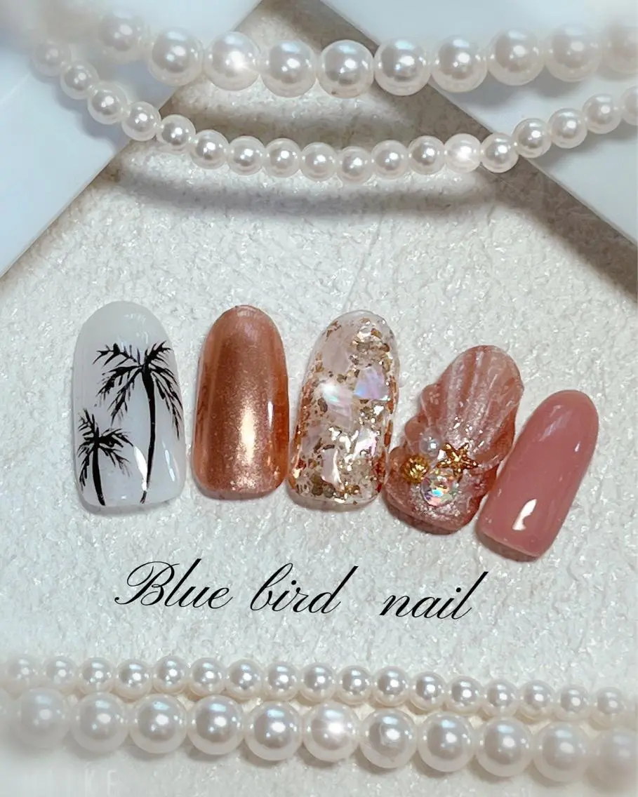 ネイル ハンドネイル Blue bird  nailのネイルデザイン
