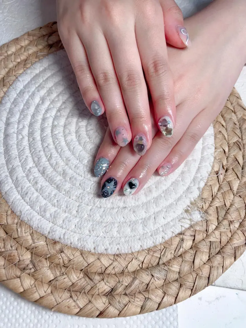 ネイル ハンドネイル M 🌷Nail 長さだし専門店のネイルデザイン