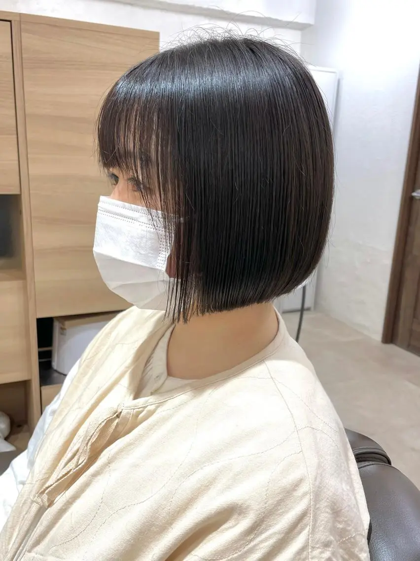 ショート 髪質改善 縮毛矯正/ レイヤー/銀座/本木のヘアスタイル
