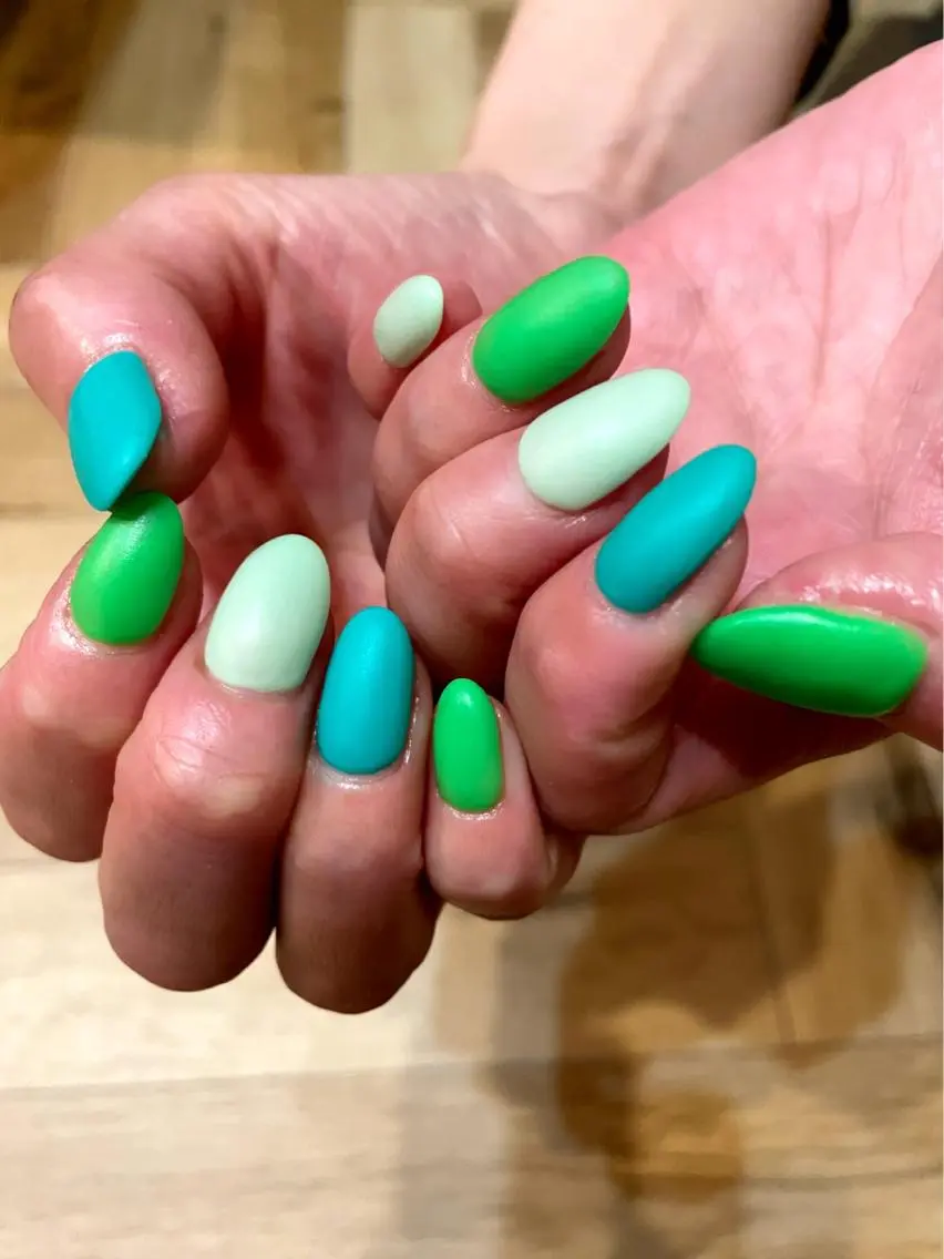 ネイル マットネイル ハンドネイル spell nailのネイルデザイン