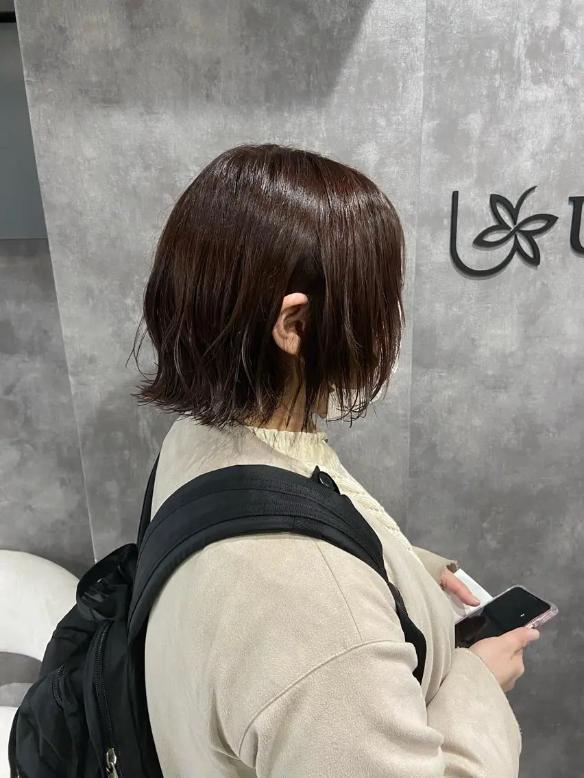 ショート カラー 🦉静かに過ごしたい 方、個室席🦉タナカのヘアスタイル