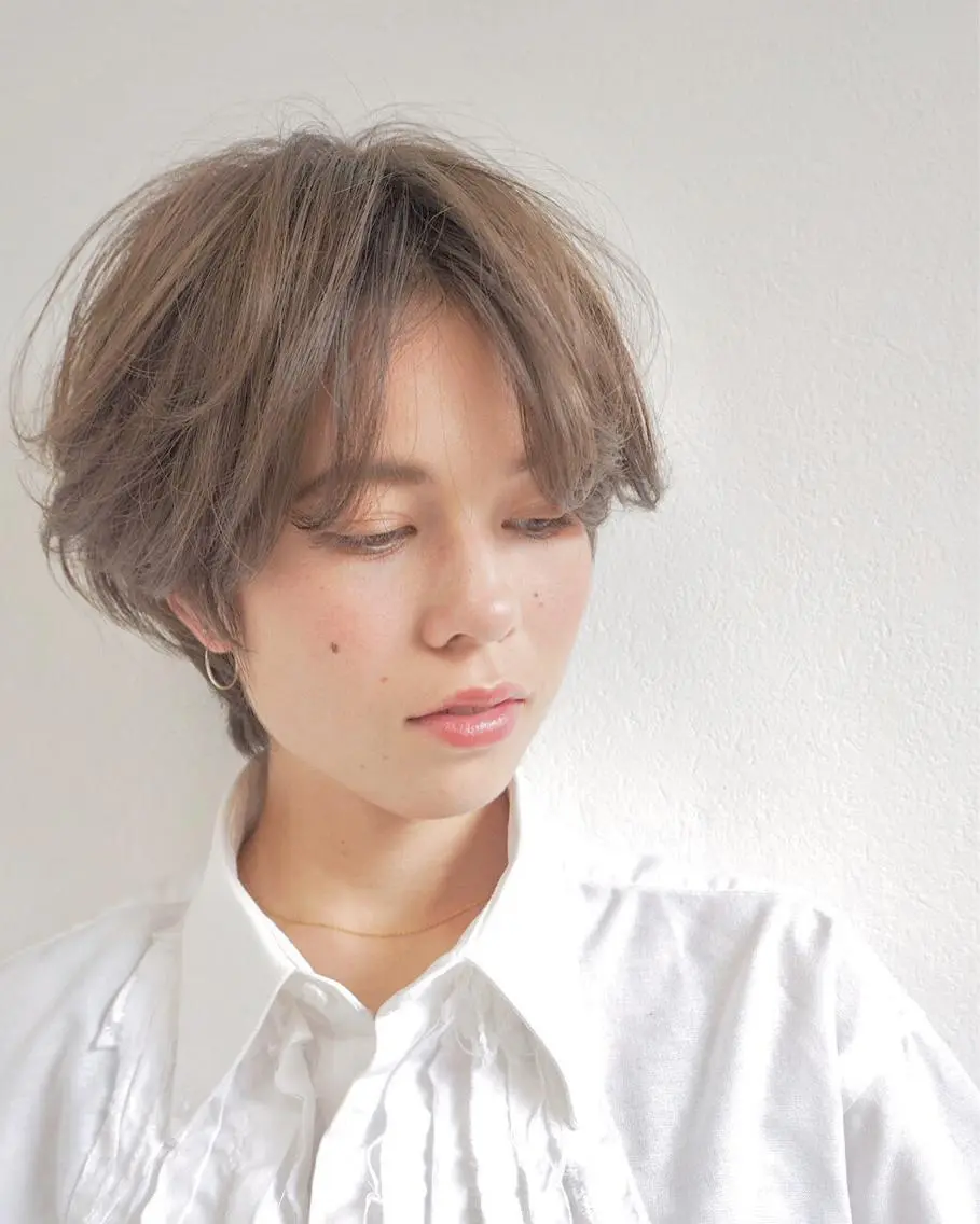 ショート 似合わせ レイヤー須川のヘアスタイル