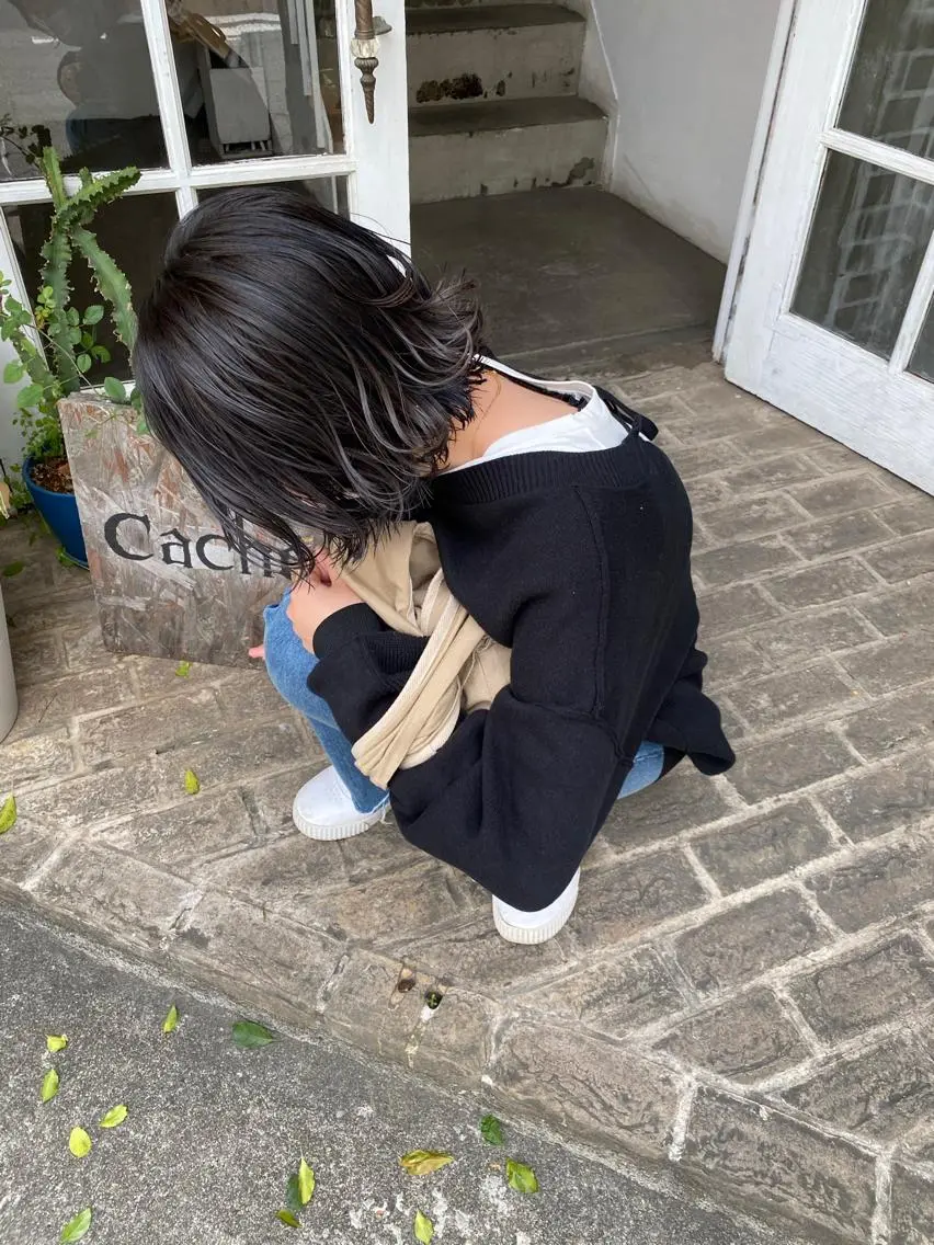 カラー 透明感カラー 中谷 友莉花のヘアスタイル
