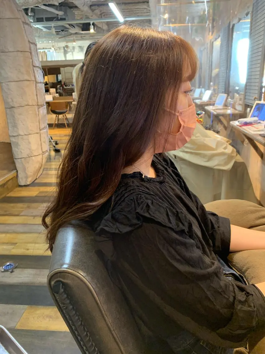 ロング repose日本橋 室町のヘアスタイル