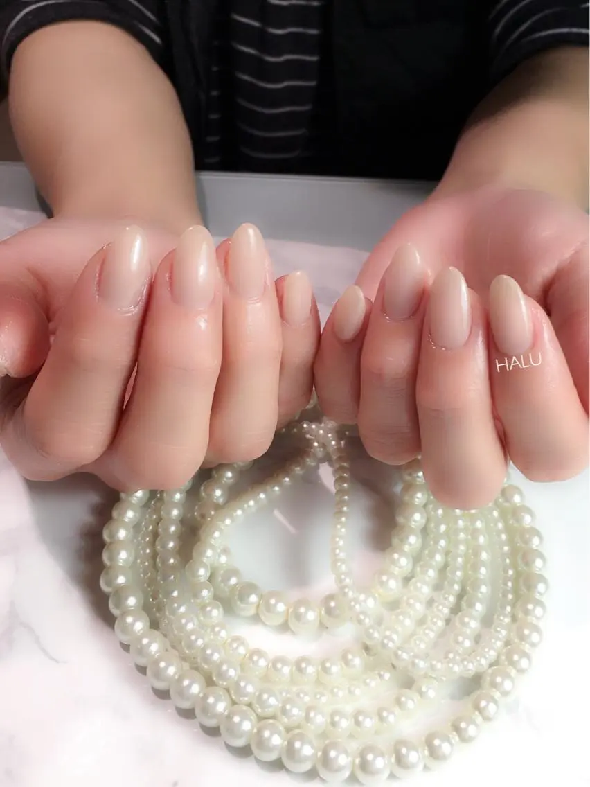 ネイル シンプルネイル HALU ハルのネイルデザイン