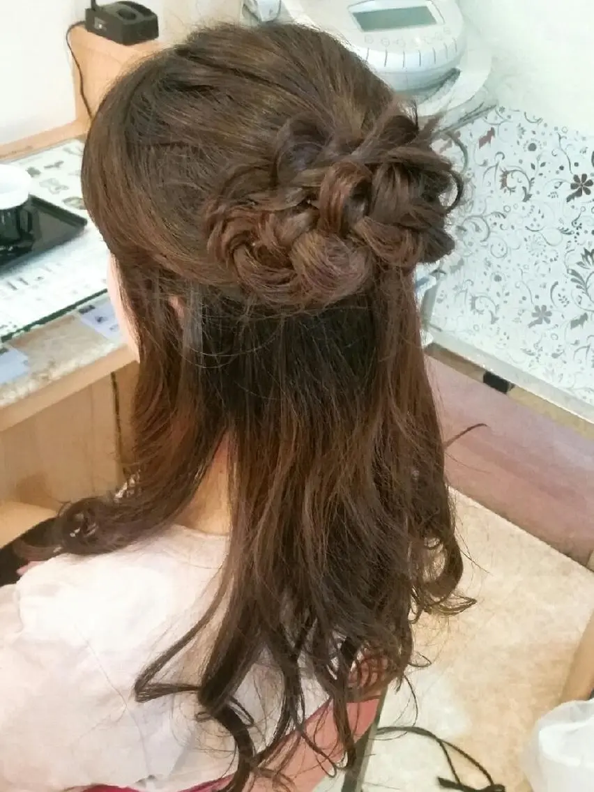 ヘアアレンジ デート 美谷添（ミヤゾエ） まどか大人ヘアサロンのヘアスタイル