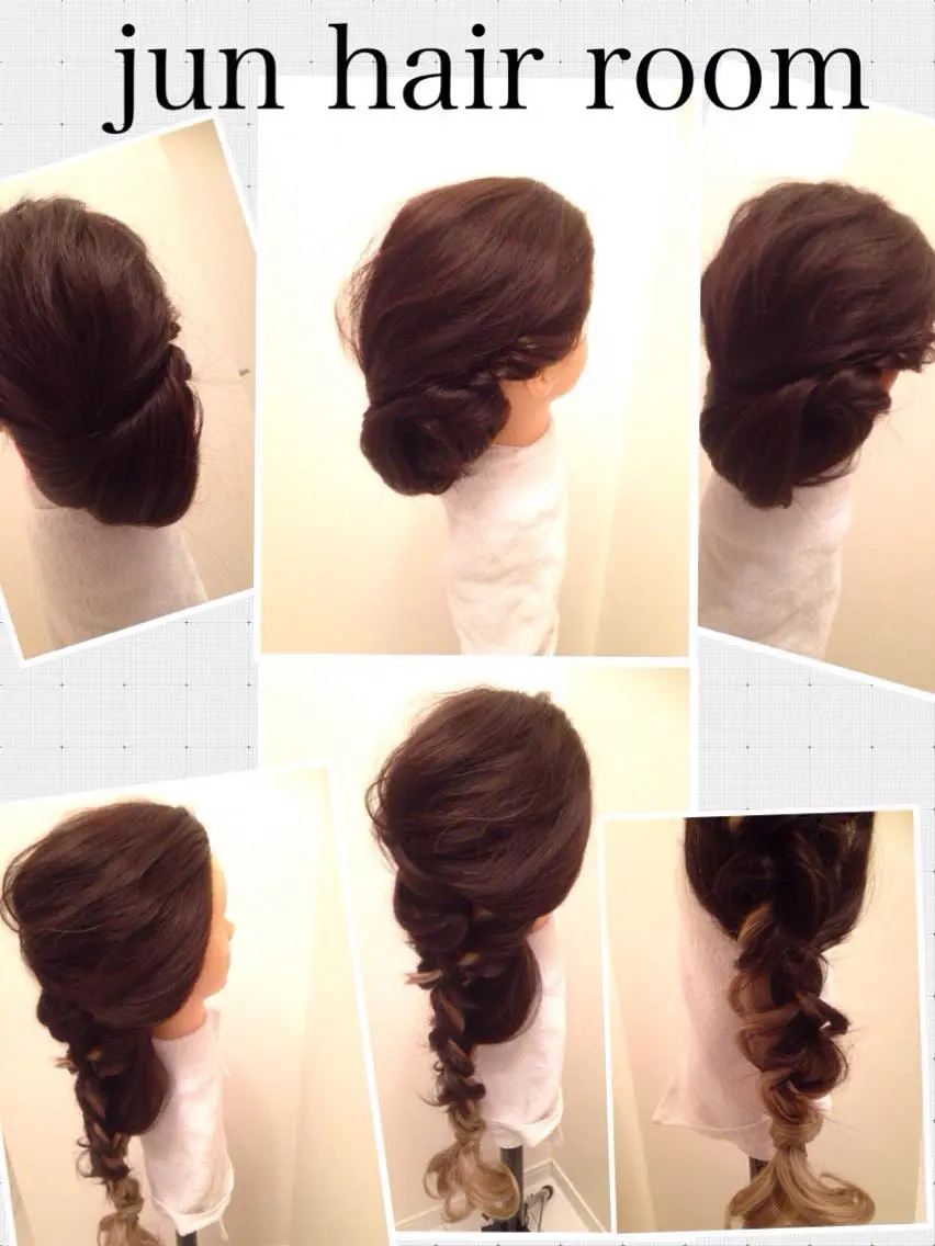 ショート ミディアム セミロング ロング カラー パーマ ヘアアレンジ 【体験】韓国 メイク&ヘア天神のヘアスタイル