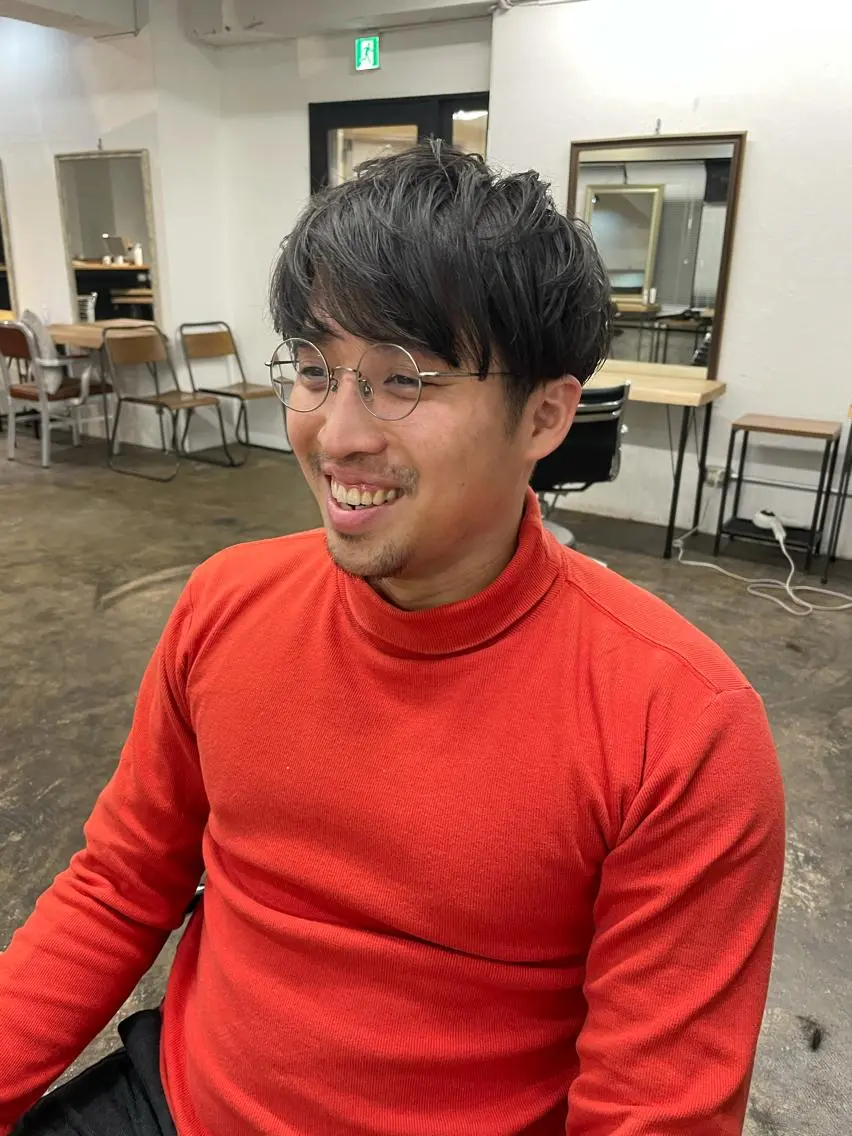 ショート メンズ メンズパーマ メンズ特化ryoのヘアスタイル