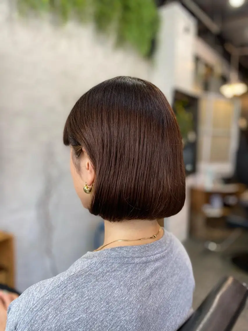 ミディアム カラー ボブ 元住吉プランツヘアー ☘️丸山☘️のヘアスタイル