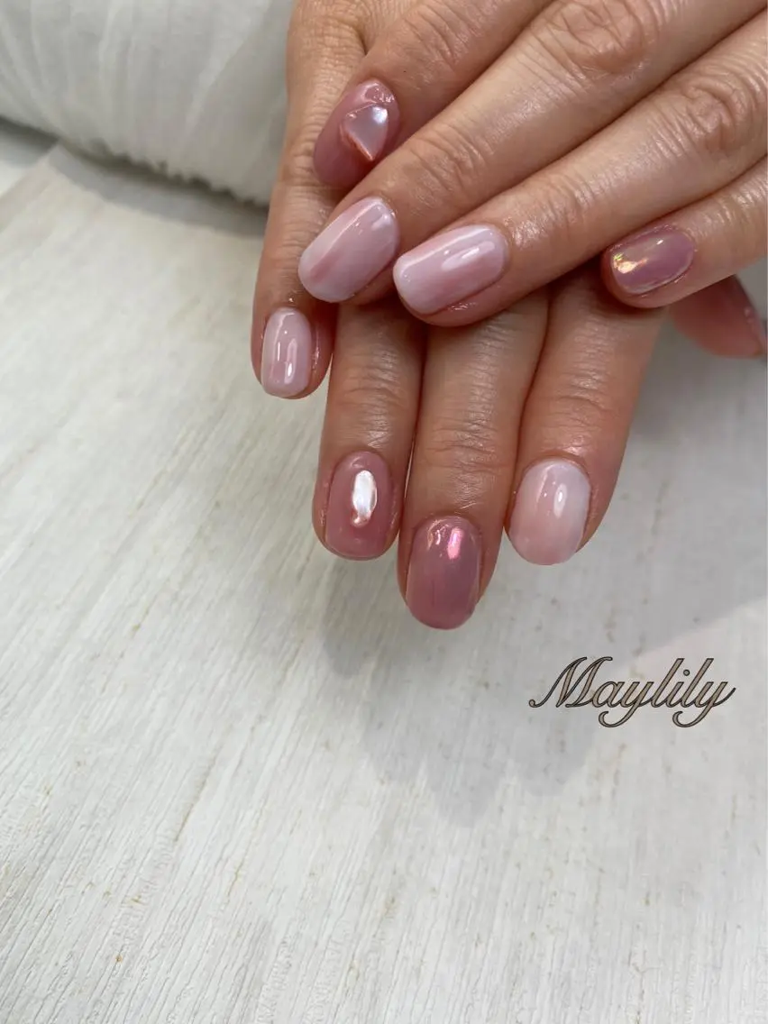 ネイル 持ち込み ハンドネイル Nail salon Maylilyのネイルデザイン