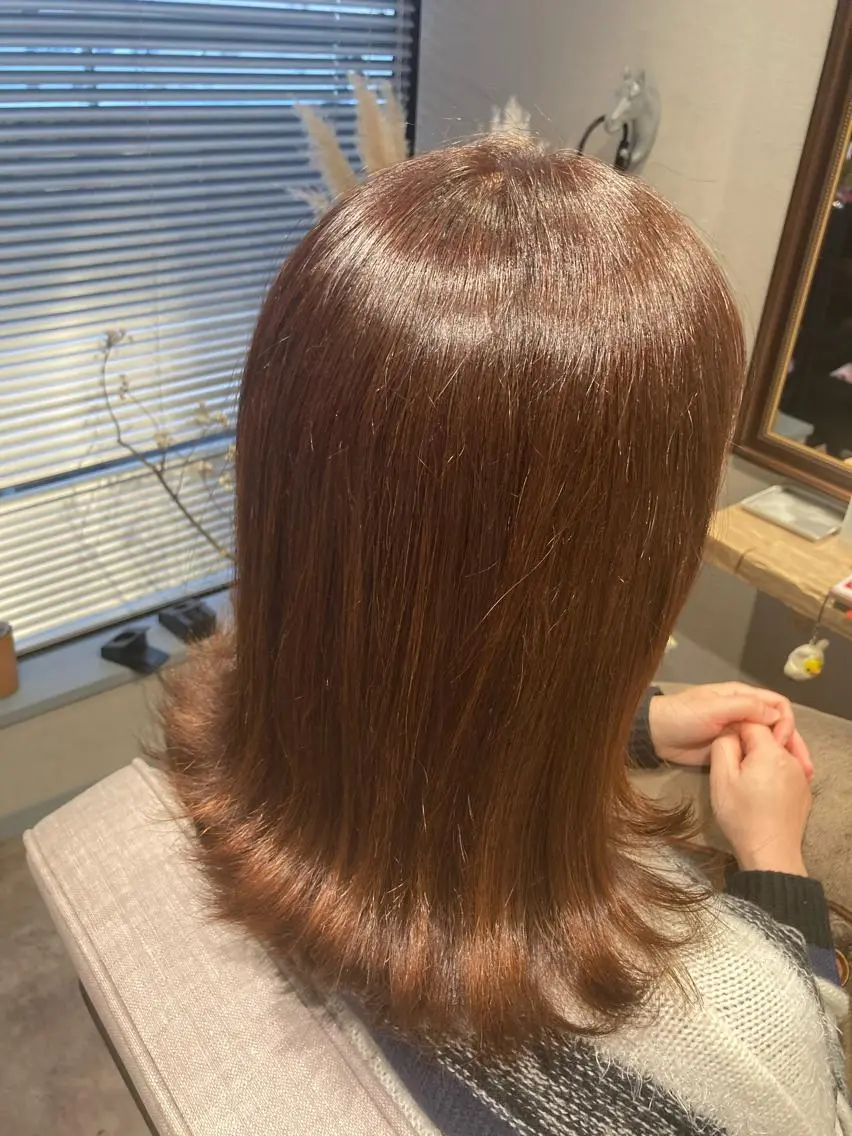 セミロング カラー アディクシーカラー 浅野 順一のヘアスタイル