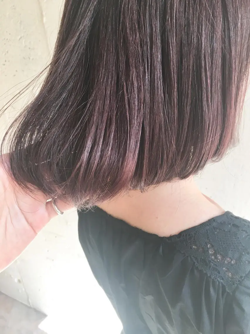 ショート カラー ブリーチ ヘアカラー トリートメント レイヤー/大人メンズ パーマ🌀 平島拓也のヘアスタイル