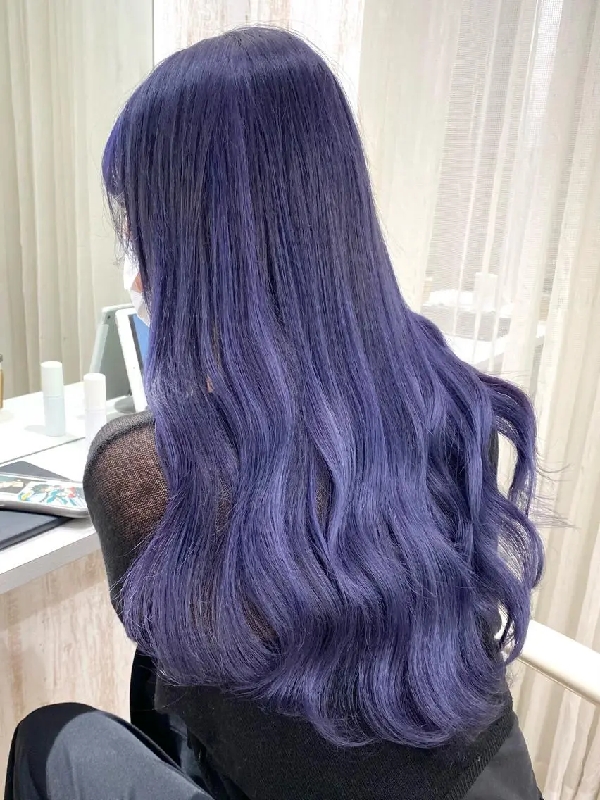ロング カラー シールエクステ ブリーチ ケアブリーチ ダブルカラー ハイライトカラー 🌙HIZUKI🌙 ハイトーン 艶髪のヘアスタイル