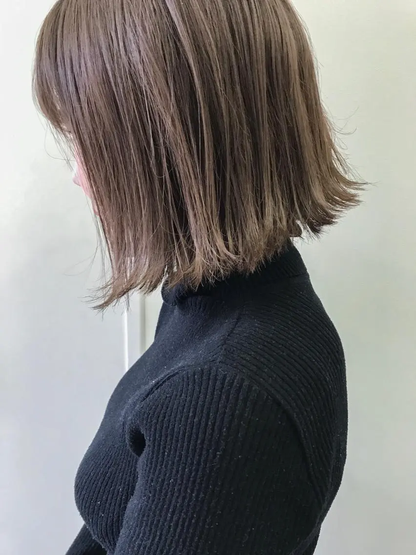 ミディアム カラー 貫洞 大介のヘアスタイル