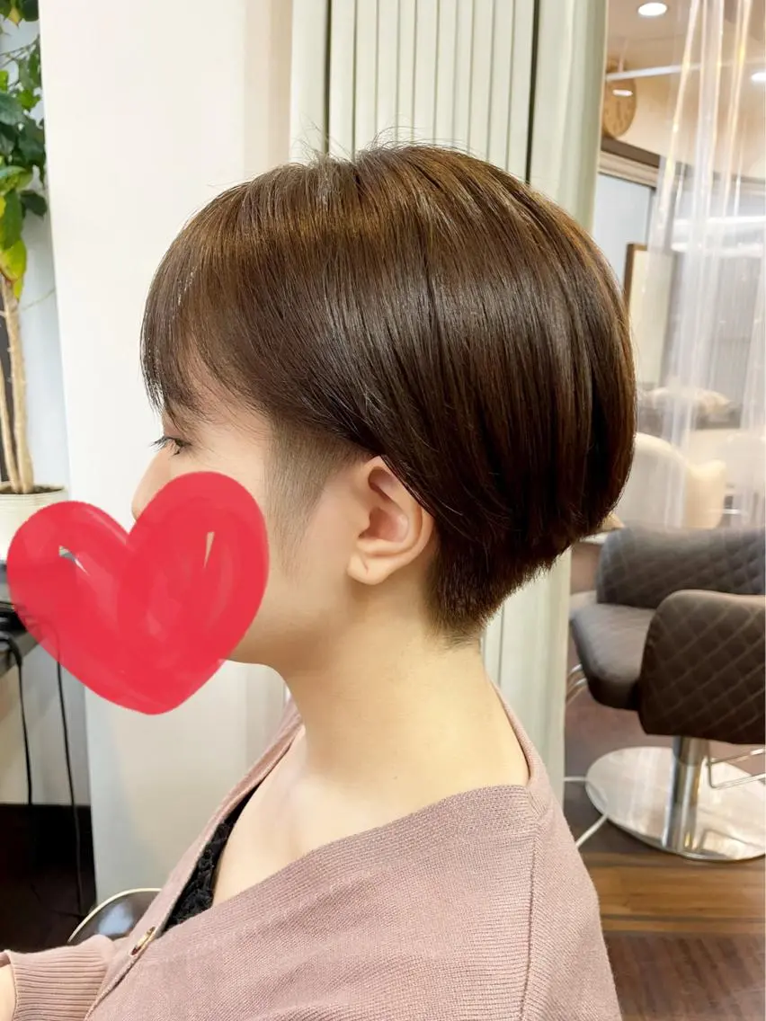 ショート カラー ハンサムショート ショートヘア Natsu 。のヘアスタイル