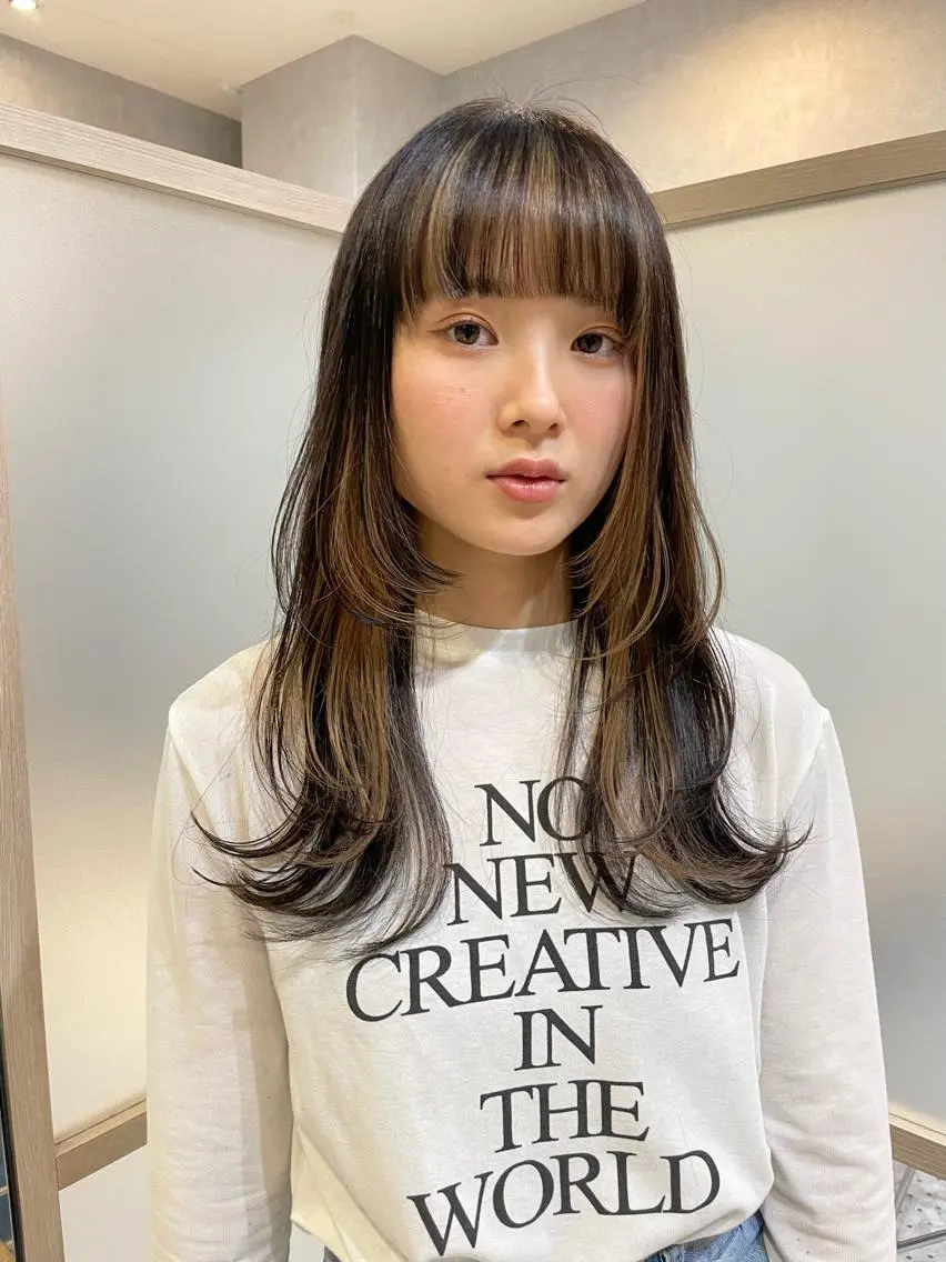 ロング カラー ヘアアレンジ ヘアカラー NANA／trend style🕊🍑のヘアスタイル