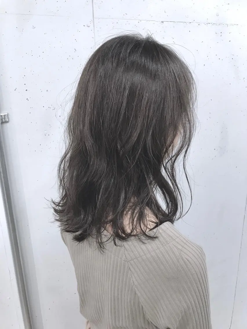 ミディアム ミディアムパーマ カット ヘッドスパ lok[ロク] 高田馬場のヘアスタイル
