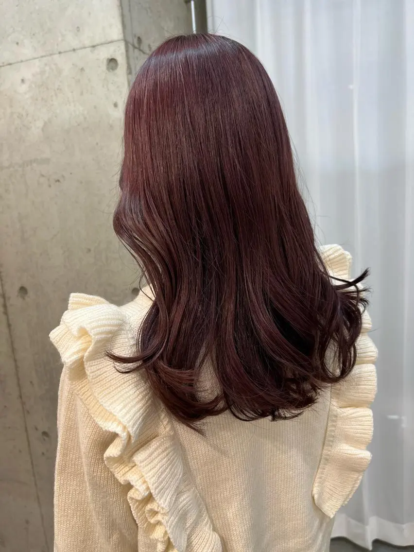 ロング カラー ブリーチ ブラウンカラー ピンクカラー ピンクブラウン ヘアカラー Ayaka🩰🎀 ガーリー/暖色♡のヘアスタイル