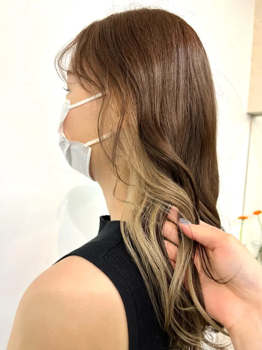 ロング カラー i sのヘアスタイル