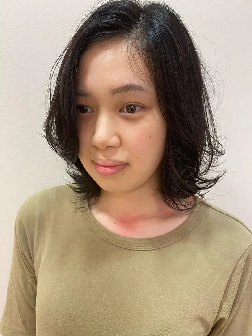 ミディアム レイヤー/ウルフ🤍 mayo.のヘアスタイル
