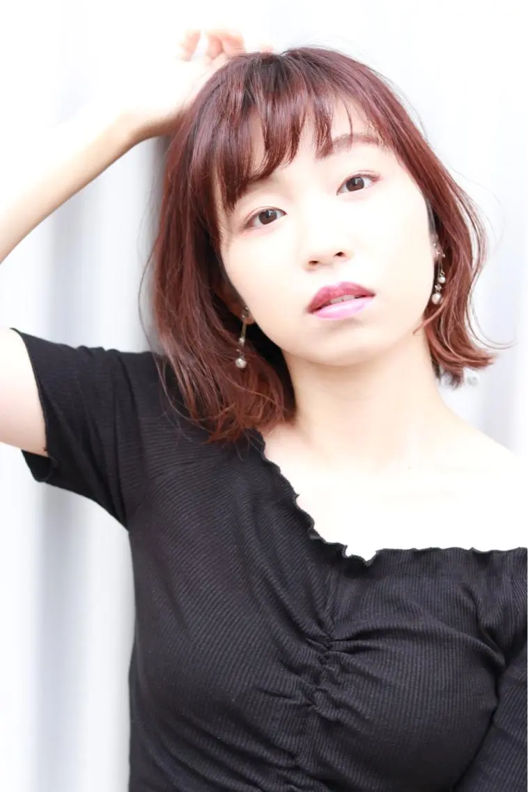 ショート ボブレイヤー ボブ レイヤーカット 杉若 利彦のヘアスタイル