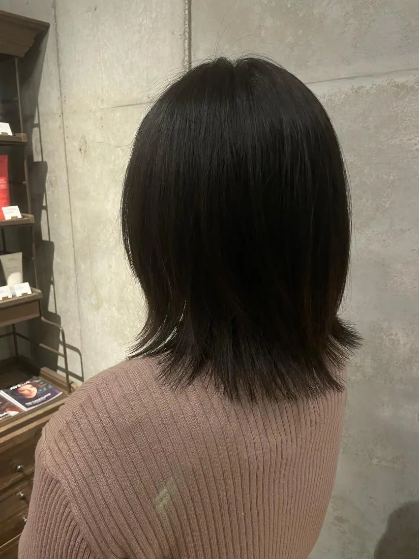 ミディアム 寒河江 真希のヘアスタイル