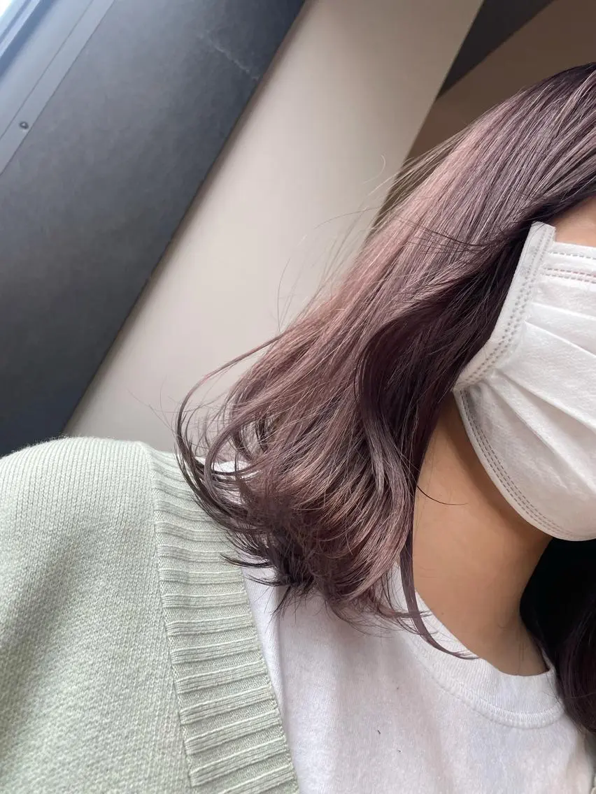 ショート カラー ラベンダーカラー ラベンダーピンク ピンクカラー ブリーチ👩‍🦳/ ‪✂︎MANAMIのヘアスタイル
