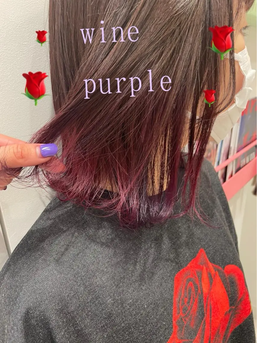 ミディアム カラー ダブルカラー グラデーションカラー ハイライトカラー インナーカラー ハイライト ヘアカラー トリートメント 新宿駅近♡個室 ♡関口三都季🌜のヘアスタイル