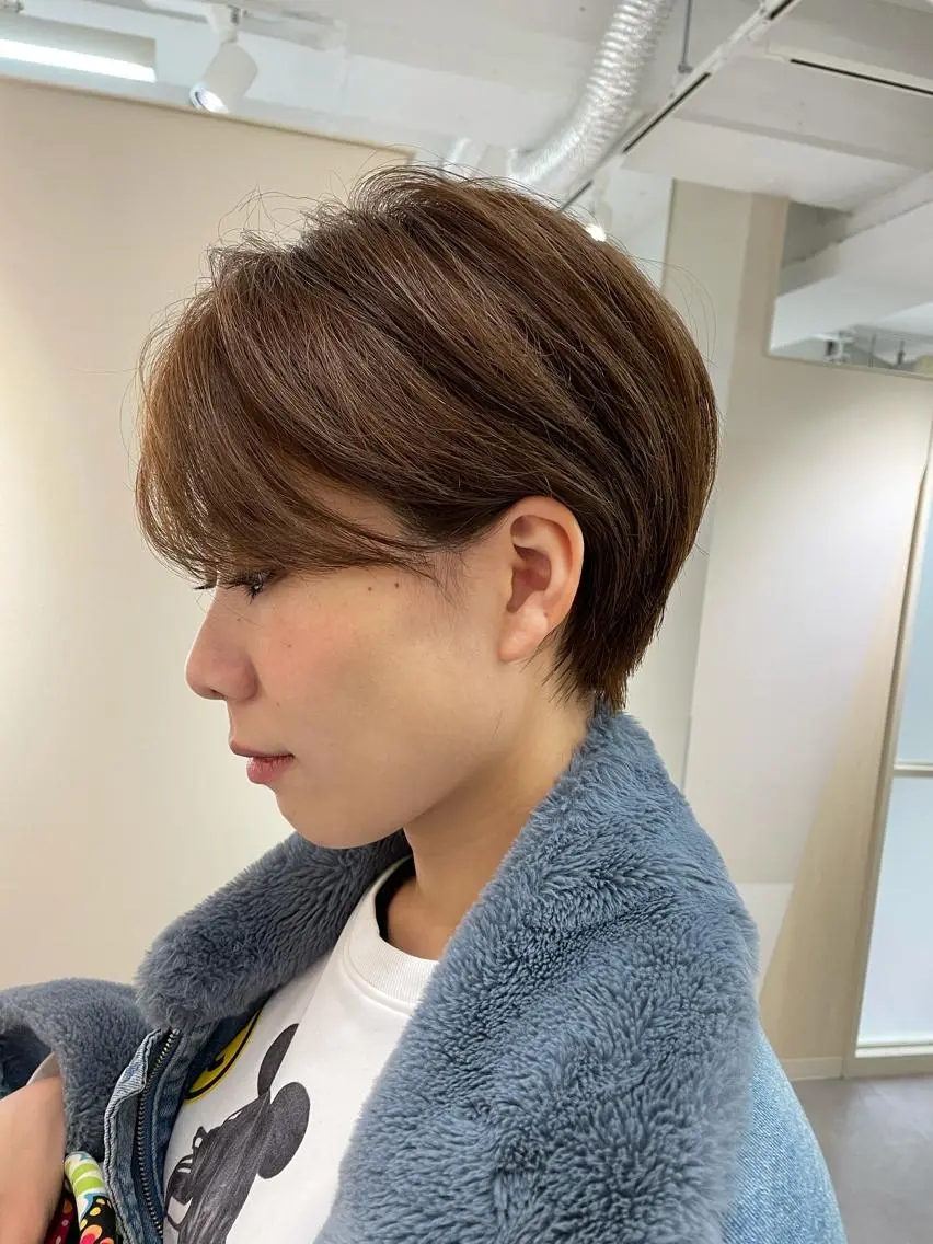 ショート 江崎 良のヘアスタイル