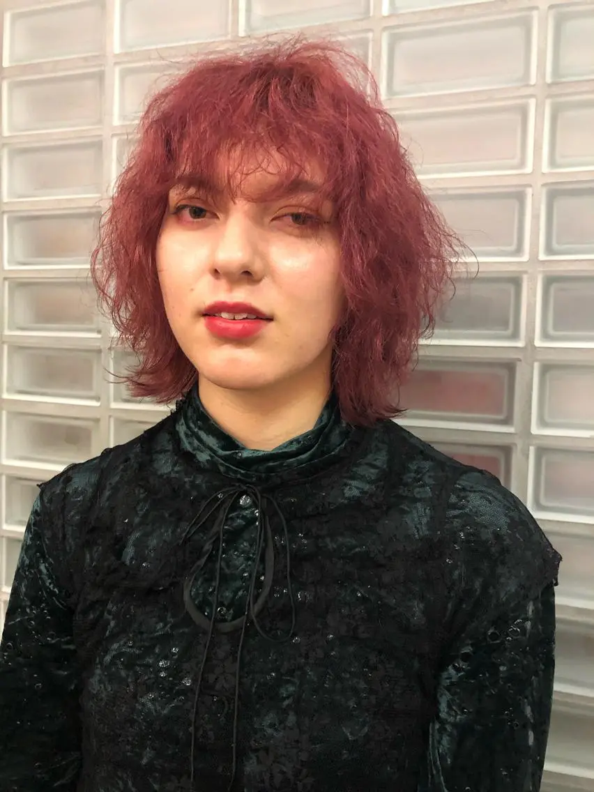 ミディアム カラー eri kinjoのヘアスタイル