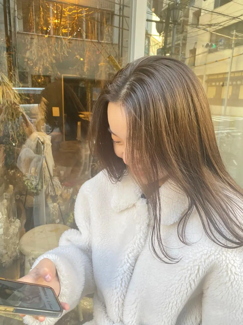 ロング カラー 韓国好き🇰🇷 美容師MIKUのヘアスタイル