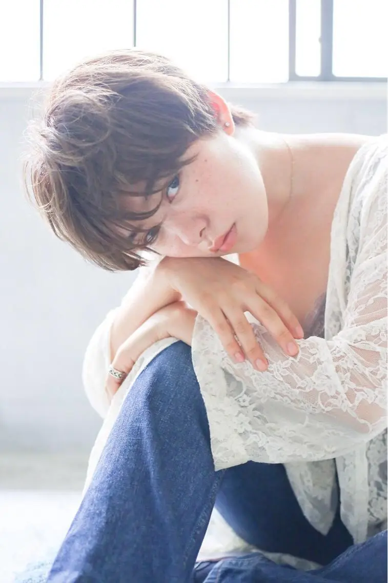 ショート カラー パーマ カット トリートメント 💈LuTa💈_ 公式_NewOpenのヘアスタイル