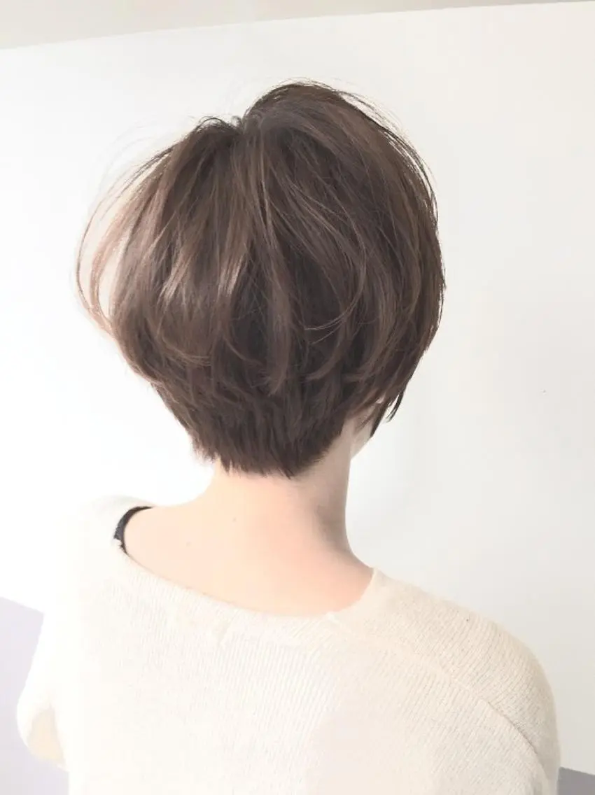 ショート カラー ショートヘア カット ヘアカラー GiseL ジゼル六本松のヘアスタイル