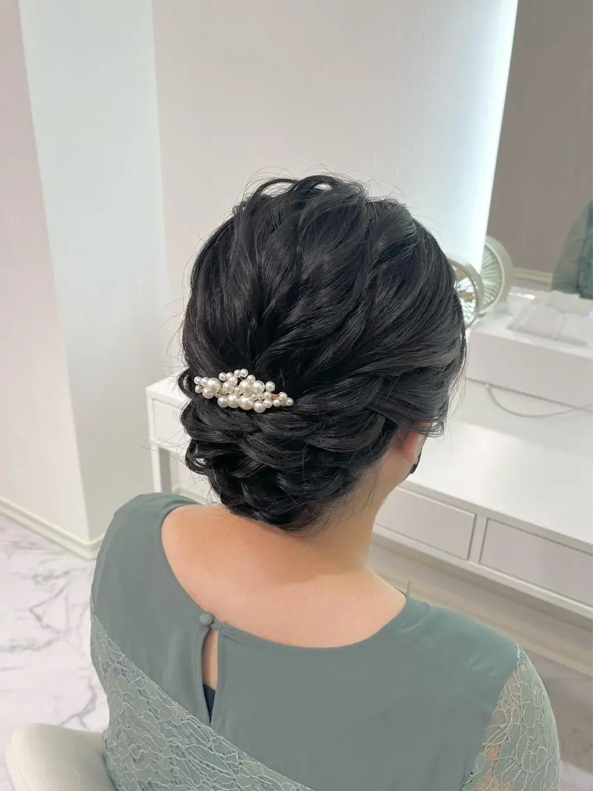 ミディアム ヘアアレンジ ヘアセット ヘアセット専門店 Rのその他イメージ
