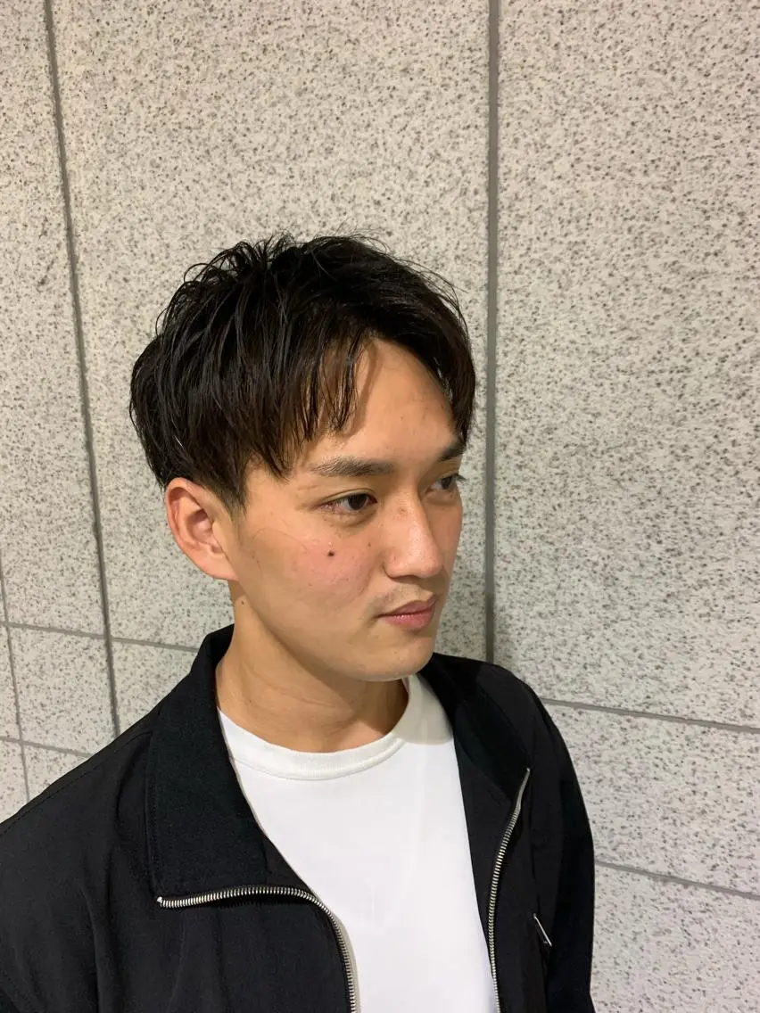 ショート ショートヘア 山内 敢史のヘアスタイル