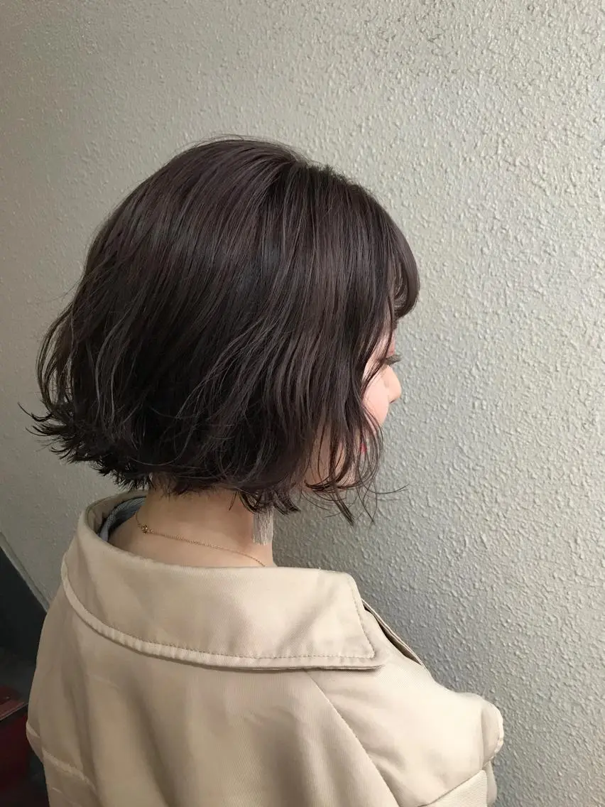 ショート カラー グレージュ 清水　ちひろ ✄トップスタイリストのヘアスタイル
