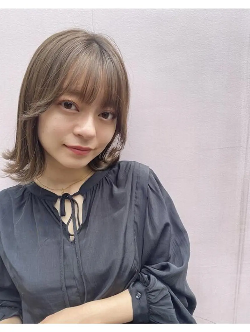 ショート 顔まわりレイヤー 髪質改善 韓国風ヘア レイヤーカット 似合わせカット カット 髪質改善🇰🇷レイ ヤーカット/艶透明髪のヘアスタイル