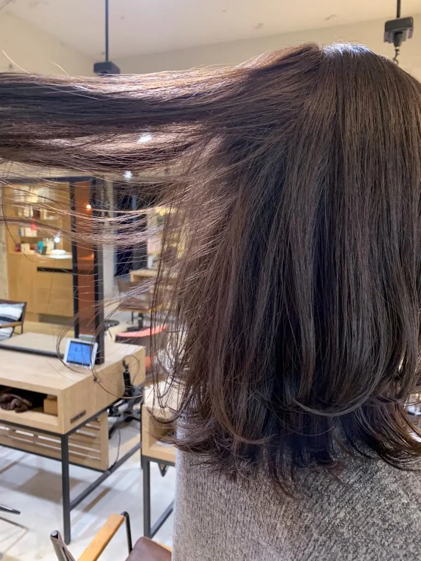 ミディアム ヘアアレンジ ✨髪質改善　美髪✨ 縮毛　井上 大誠のヘアスタイル