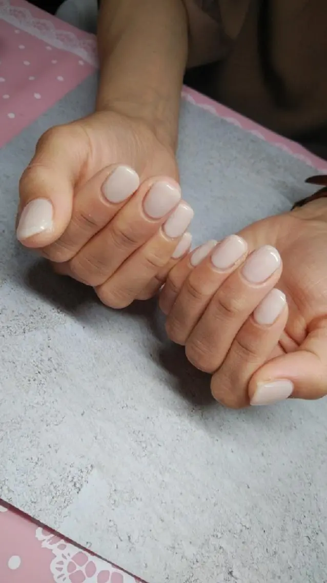 ネイル ジェルネイル ワンカラーネイル パラジェル シンプルネイル Nail salon Yuliyのネイルデザイン