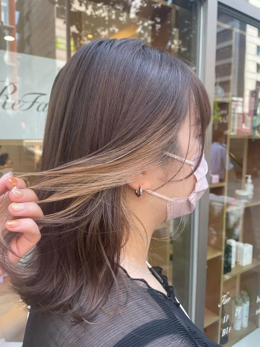 カラー インナーカラー ヘアアレンジ 🌿あがりれいなのその他イメージ