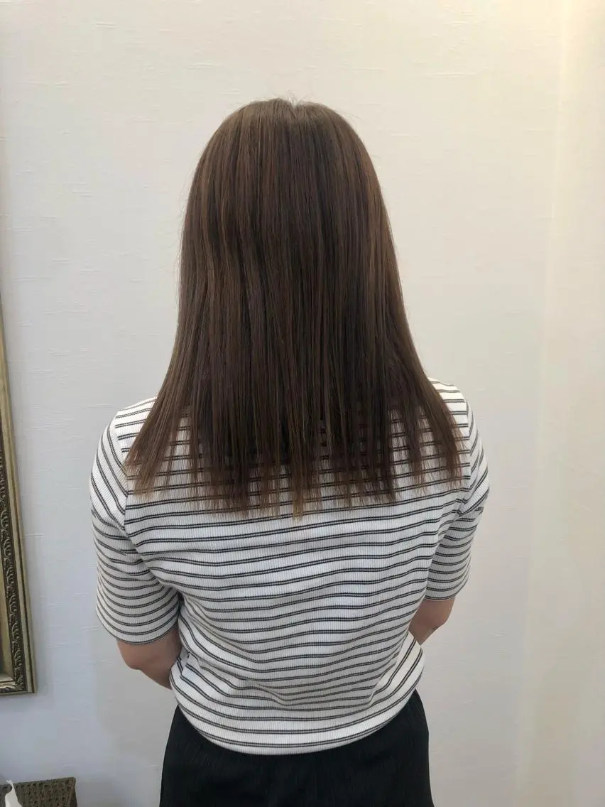 カラー ツノガイ エリのヘアスタイル