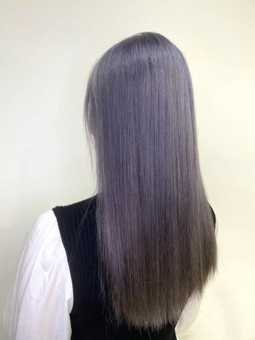 ロング カラー ヘアアレンジ TSUNA 🌙 Lim 五反田のマツエク・マツパデザイン