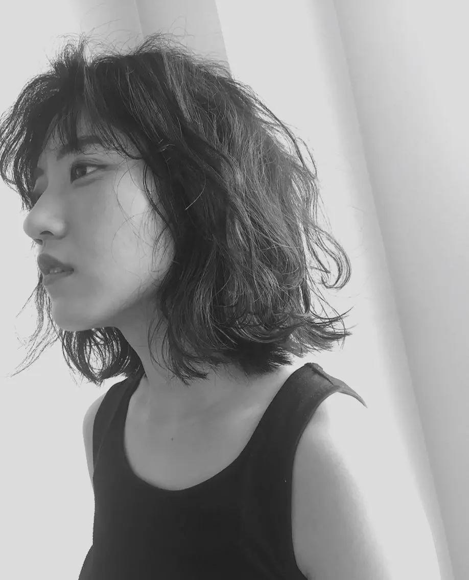 ミディアム パーマ ヘアアレンジ エイジングケア/大人 デザイン/FRAMEのヘアスタイル
