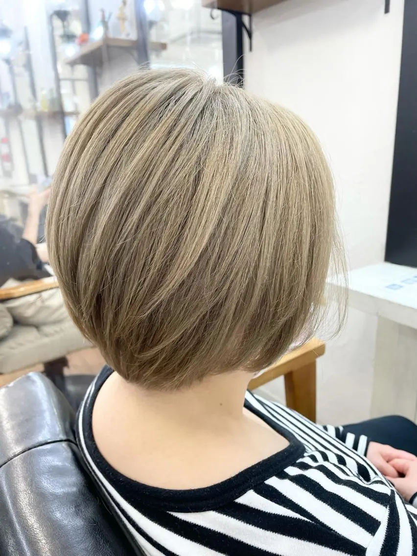 ショート 青木 優歩のヘアスタイル