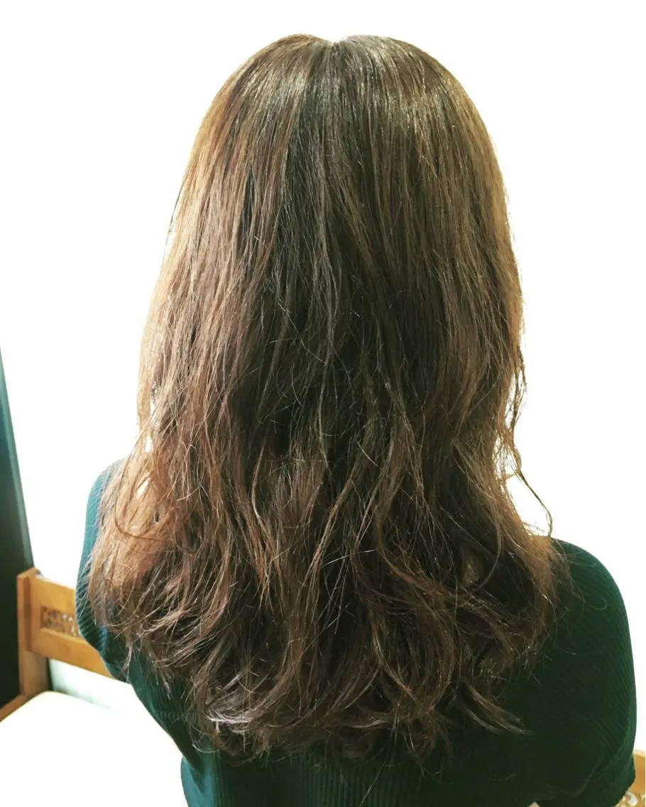 セミロング カラー パーマ セミロングパーマ くせ毛 Rise Heart 中村 裕介のヘアスタイル