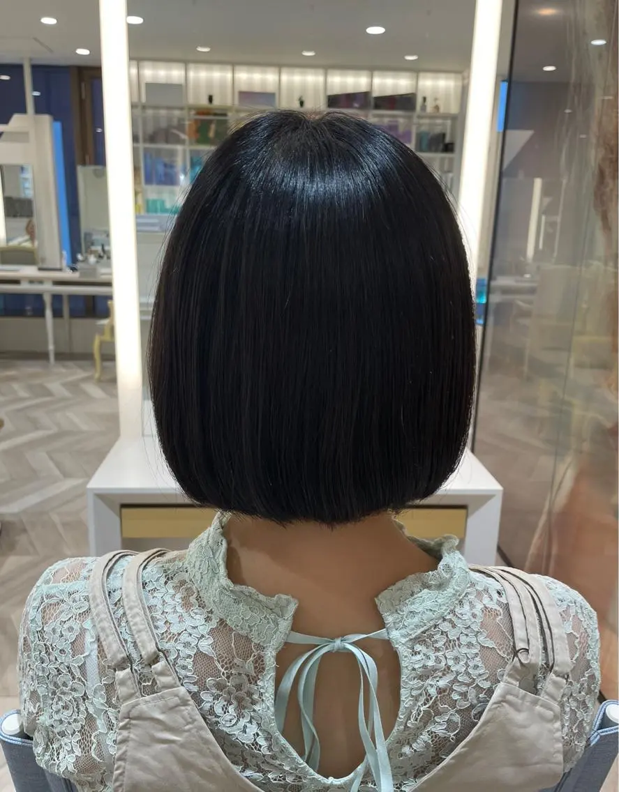 ショート タンバルモリ NARE 韓国ヘアのヘアスタイル
